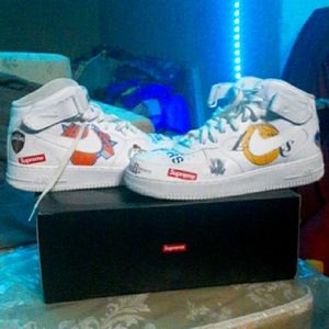 Supreme nba edition nike airforces
